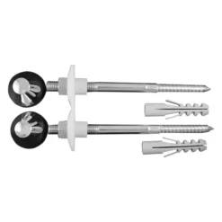 Duravit Fixing Kit For Wall Hung Toilet And Bidet - Chrome Caps
