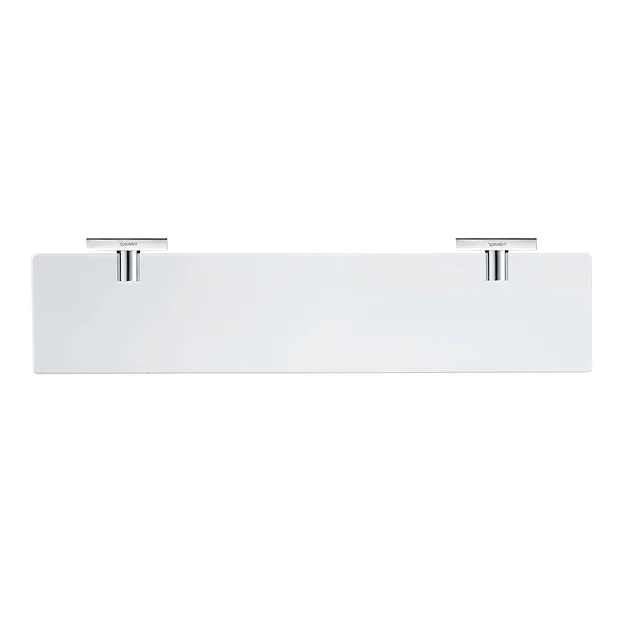 Duravit Karree 600mm Wall Mounted Glass Shelf 1 Duravit Karree 600mm Wall Mounted Glass Shelf