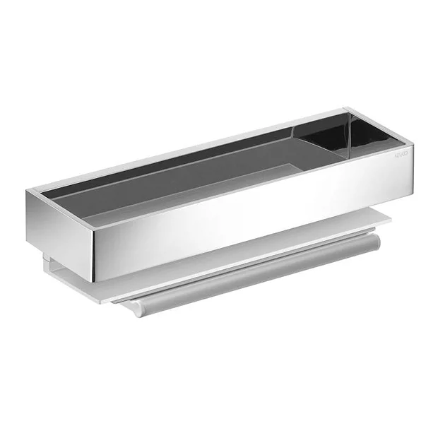Keuco Edition 11 Shower Basket With Integrated Squeegee - Chrome/Silver 3 Keuco Edition 11 Shower Basket With Integrated Squeegee - Chrome/Silver - Image 3