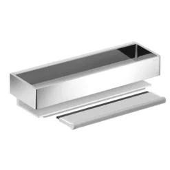 Keuco Edition 11 Shower Basket With Integrated Squeegee - Chrome/Silver