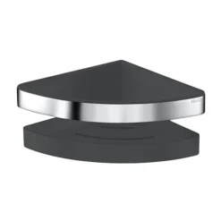 Keuco Moll Corner Shower Basket - Chrome/Anthracite