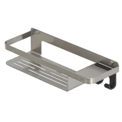 Tiger Caddy Shower Basket With Hook - Brushed Stainless Steel -Bathroom Accessories 1401030946 d2