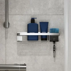 Tiger Caddy Shower Basket With Hook - Brushed Stainless Steel -Bathroom Accessories 1401030946 d4