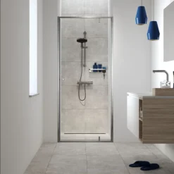 Tiger Caddy Shower Basket With Hook - Brushed Stainless Steel