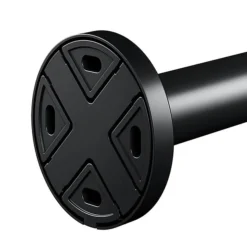 Keuco Plan Fixed Single Towel Rail - Black -Bathroom Accessories 14923370000 d3