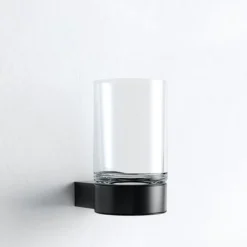 Keuco Plan Tumbler & Holder - Black -Bathroom Accessories 14950379000 d1