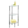 Wenko Yago Household And Bath 3 Tier Corner Shelf - Chrome