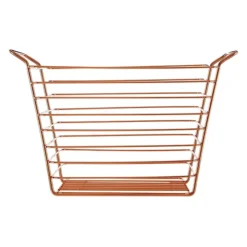 Shine Copper Plated Wire Basket 6 Shine Copper Plated Wire Basket -Bathroom Accessories 1601609 d1