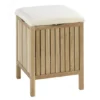 Wenko Norway Bath Stool - Walnut Wood