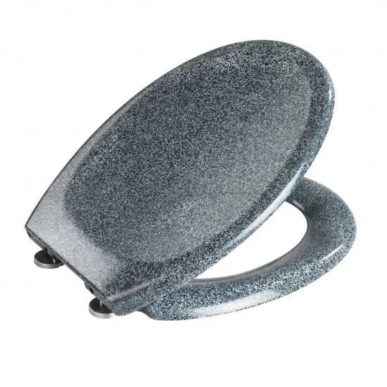 Wenko Ottana Premium Soft Close Toilet Seat - Granite 1 Wenko Ottana Premium Soft Close Toilet Seat - Granite
