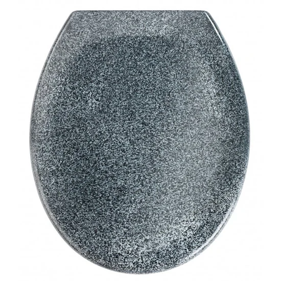 Wenko Ottana Premium Soft Close Toilet Seat - Granite 2 Wenko Ottana Premium Soft Close Toilet Seat - Granite - Image 2