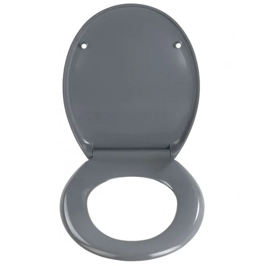 Wenko Ottana Premium Soft Close Toilet Seat - Dark Grey 3 Wenko Ottana Premium Soft Close Toilet Seat - Dark Grey - Image 3