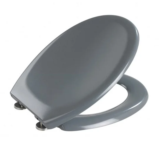 Wenko Ottana Premium Soft Close Toilet Seat - Dark Grey 1 Wenko Ottana Premium Soft Close Toilet Seat - Dark Grey