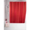 Wenko Plain Red Polyester Shower Curtain - W1800 X H2000mm