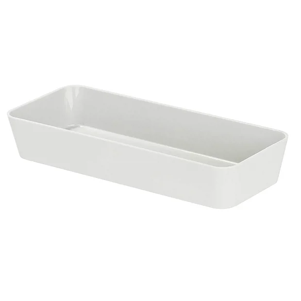Wenko Gom White Storage Tray 3 Wenko Gom White Storage Tray - Image 3