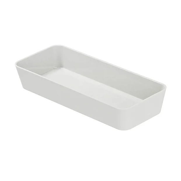 Wenko Gom White Storage Tray 2 Wenko Gom White Storage Tray - Image 2