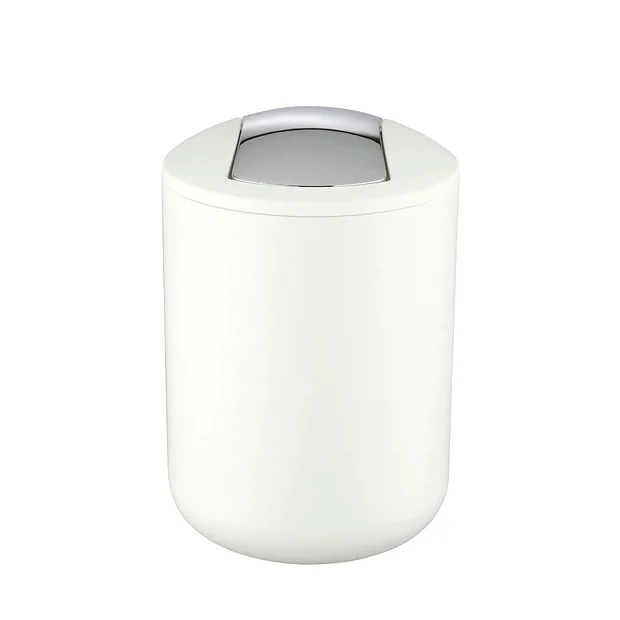 Wenko Brasil White Swing Cover Bin 3 Wenko Brasil White Swing Cover Bin - Image 3