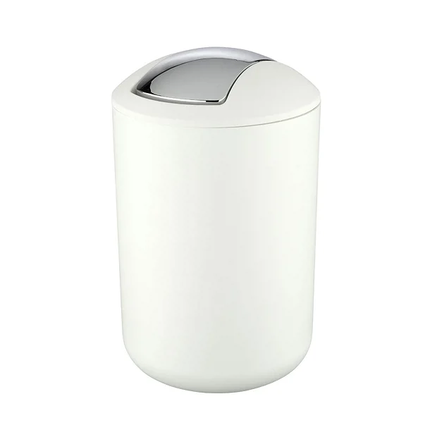 Wenko Brasil White Swing Cover Bin 1 Wenko Brasil White Swing Cover Bin