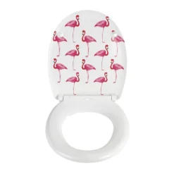 Wenko Flamingo Soft Close Toilet Seat -Bathroom Accessories 22406100 d1