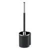 AKW Onyx Black Toilet Brush And Holder