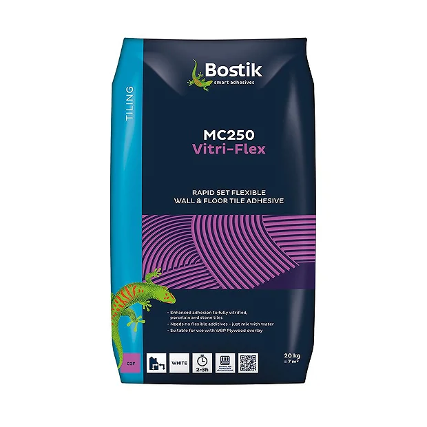 Bostik MC250 Vitri-Flex Rapid Set Wall & Floor Tile Adhesive 20kg 1 Bostik MC250 Vitri-Flex Rapid Set Wall & Floor Tile Adhesive 20kg