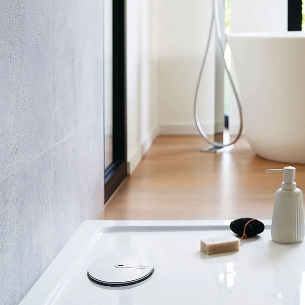 Wirquin Slim+ Extra Flat 90mm Shower Tray Waste - Chrome 3 Wirquin Slim+ Extra Flat 90mm Shower Tray Waste - Chrome - Image 3