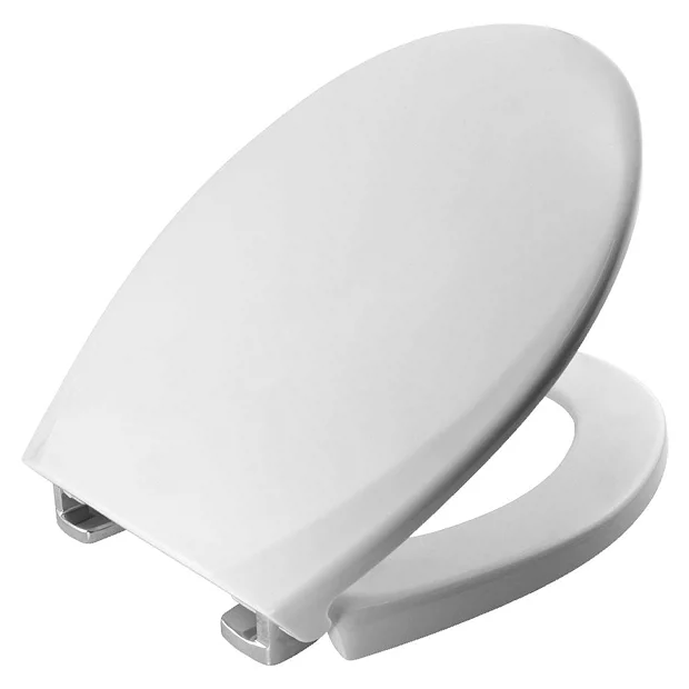 Bemis Oxford Toilet Seat With Adjustable Chrome Hinges 2 Bemis Oxford Toilet Seat With Adjustable Chrome Hinges - Image 2