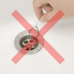 Wenko - Pack Of 2 Stainless Steel Bath & Shower Hair Sieve