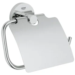 Grohe Essentials Toilet Roll Holder With Cover