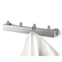 Zack Linea Towel Hook Rail - Stainless Steel