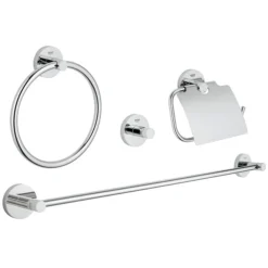 Grohe Essentials 4-in-1 Master Bathroom Accessories Set