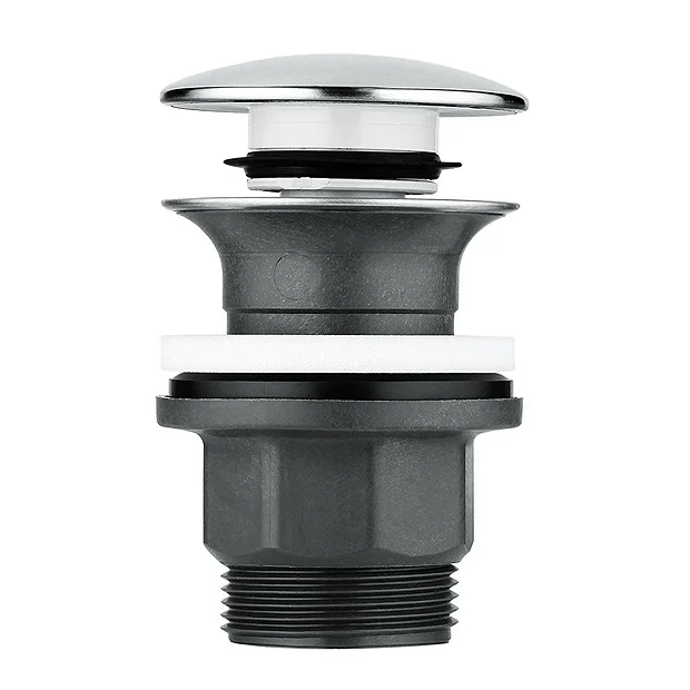 Grohe Chrome Slotted Clicker Basin Waste 2 Grohe Chrome Slotted Clicker Basin Waste - Image 2