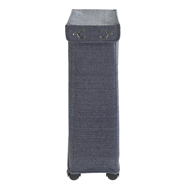 Wenko Corno Prime Blue Laundry Bin With Lid 3 Wenko Corno Prime Blue Laundry Bin With Lid - Image 3