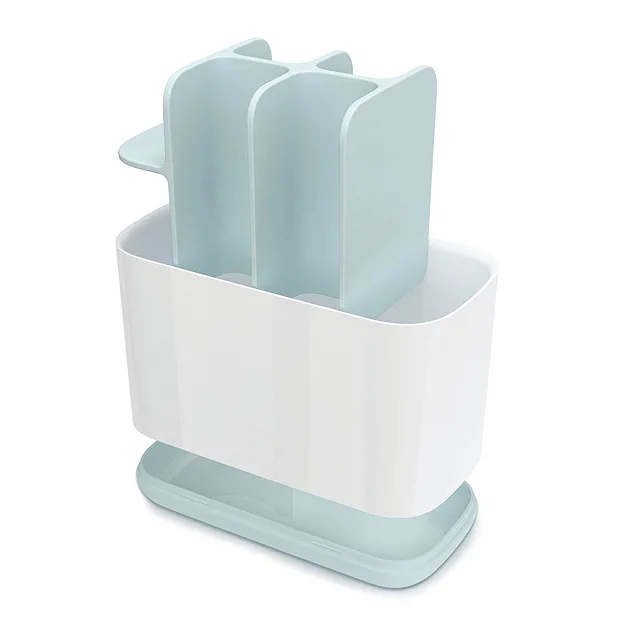 Joseph Joseph Easy-Store Large Toothbrush Caddy - White/Blue 3 Joseph Joseph Easy-Store Large Toothbrush Caddy - White/Blue - Image 3
