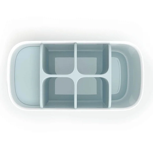 Joseph Joseph Easy-Store Large Toothbrush Caddy - White/Blue 4 Joseph Joseph Easy-Store Large Toothbrush Caddy - White/Blue - Image 4