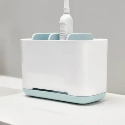 Joseph Joseph Easy-Store Large Toothbrush Caddy - White/Blue 11 Joseph Joseph Easy-Store Large Toothbrush Caddy - White/Blue -Bathroom Accessories 70501 d4