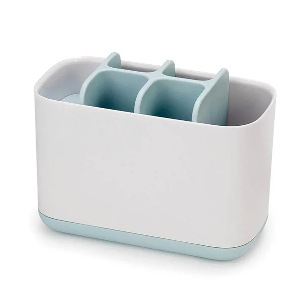 Joseph Joseph Easy-Store Large Toothbrush Caddy - White/Blue 1 Joseph Joseph Easy-Store Large Toothbrush Caddy - White/Blue
