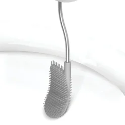 Joseph Joseph Flex Plus Smart Toilet Brush & Holder With Storage Caddy - White/Grey