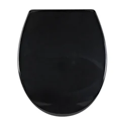 Aqualona Duroplast Soft Close Toilet Seat With Quick Release - Black