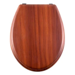 Aqualona Antique Pine Wooden MDF Toilet Seat