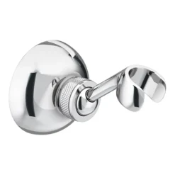 Adjustable Chrome Wall Mounted Shower Handset Holder