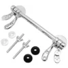 Chrome Bar Hinge Set For Wooden Toilet Seats