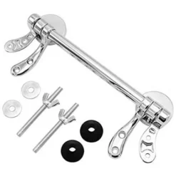 Chrome Bar Hinge Set For Wooden Toilet Seats