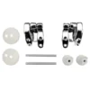 Universal Chrome Hinge Set For Wooden Toilet Seats