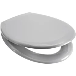 Euroshowers Rainbow Soft Close Toilet Seat - Light Grey