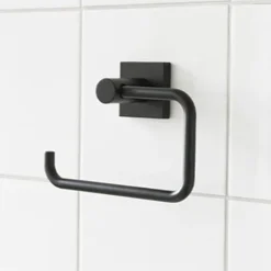 Miller Atlanta Matt Black Toilet Roll Holder