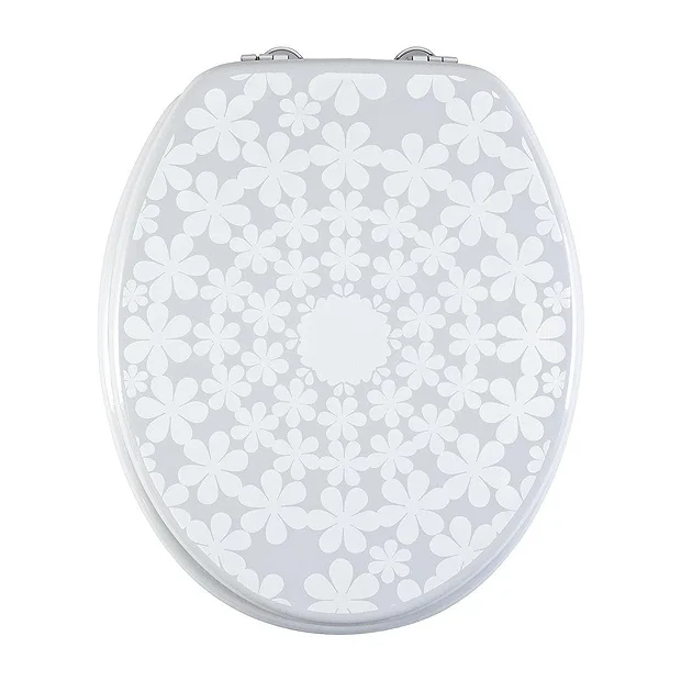 Aqualona Cirque De Fleur MDF Toilet Seat 1 Aqualona Cirque De Fleur MDF Toilet Seat