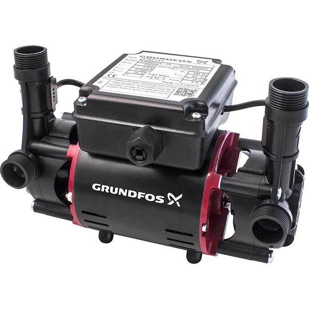Grundfos STR2-1.5 C Twin Impeller Regenerative Shower Booster Pump 1.5 Bar 2 Grundfos STR2-1.5 C Twin Impeller Regenerative Shower Booster Pump 1.5 Bar - Image 2
