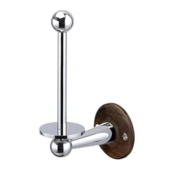 Burlington Spare Toilet Roll Holder - Walnut