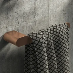 Arezzo Brushed Bronze 220mm Towel Rail